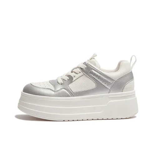 CAMEL Wear-Resistant Breathable Height Increasing Low-Top Skateboard Shoes Women's