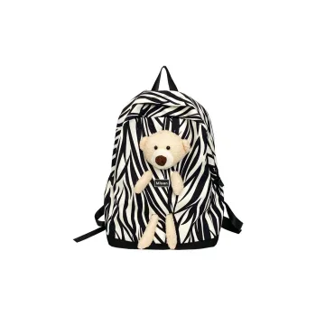 Kaka Tree Nylon Backpack Women's Zebra/Leopard Print/Cow