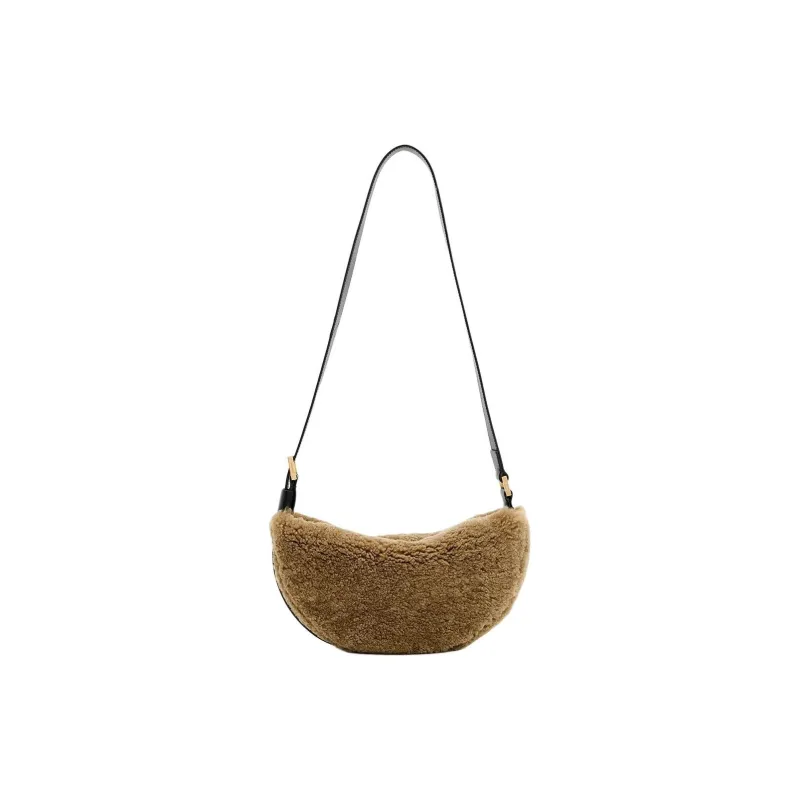 ALLSAINTS Shearling Crossbody Bag-0