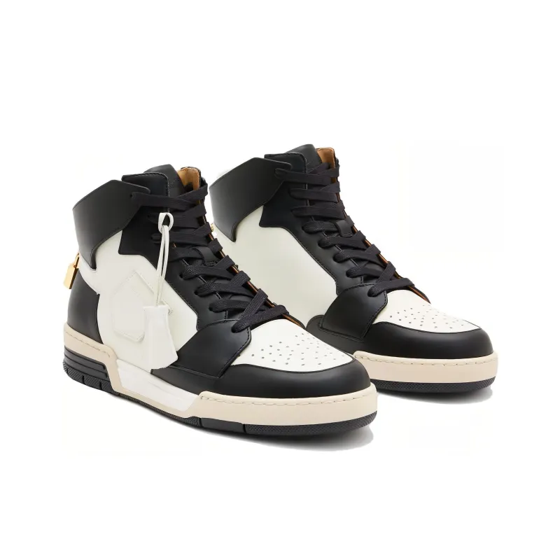 Buscemi Air Jon Skateboard Shoes Men's Black White-2