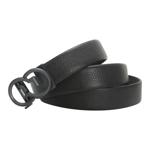 LESS IS MORE Cow Leather Belts Men's Width 3.5CM