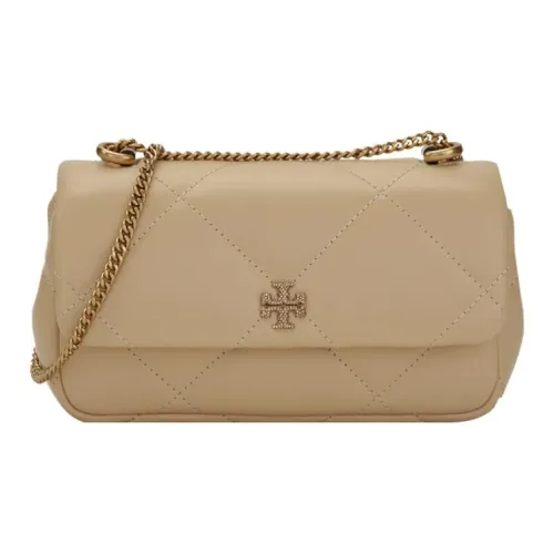 TORY BURCH Kira Leather Crossbody Bag Shoulder Bag Mini Women's Beige