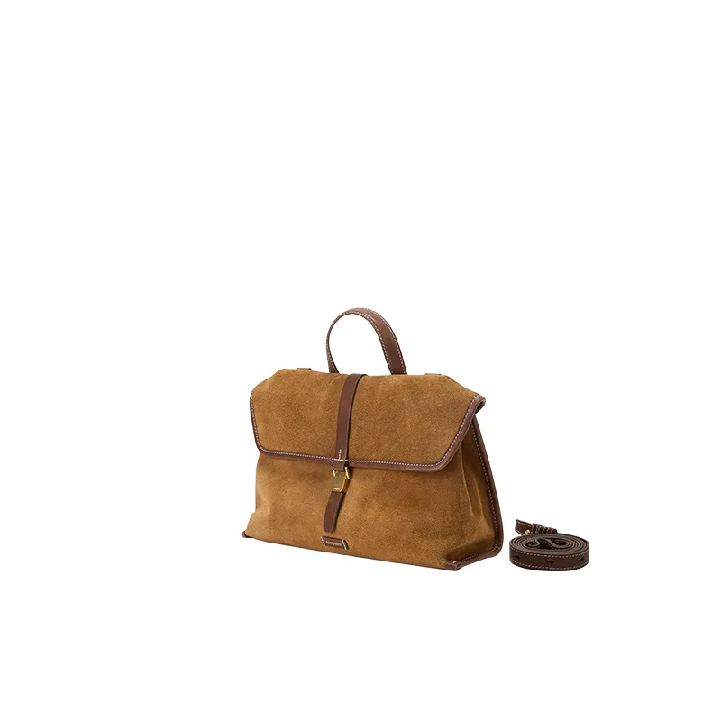 Songmont Suede Shoulder Bag, Crossbody Bag, Handbag Regular Women's Multicolor-0