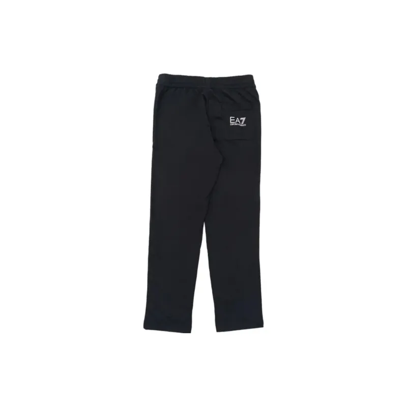 EMPORIO ARMANI EA7 SS23 Knitted Sports Pants Men's Black-1