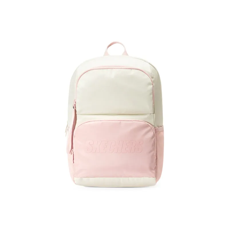 Skechers Fabric Backpack Regular Unisex Cream White-1