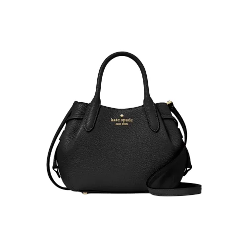 Kate Spade Cow Leather Dumpling Bag One Shoulder Handbag Mini Women's Black