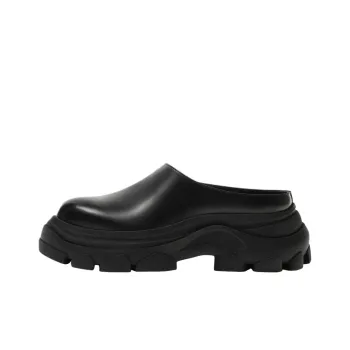 ZARA Abrasion Resistant Wrap toe Slippers Men's Black