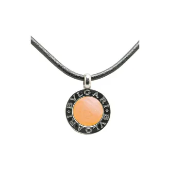 BVLGARI 20th Century Stainless Steel Shell BVLGARI BVLGARI Pendant Choker Costume Necklace