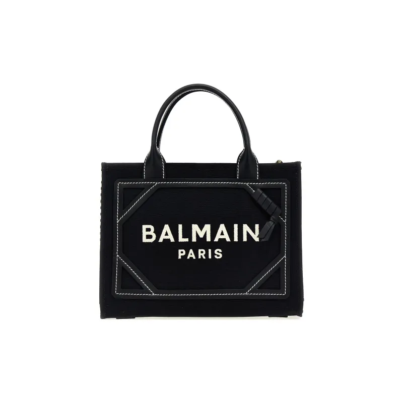 BALMAIN B Army Monogrammed Tote Bag-0