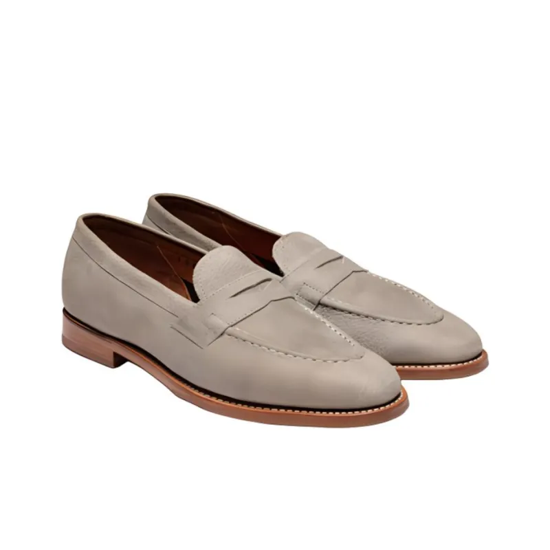 GRENSON Floyd Loafers Men's Gray-3