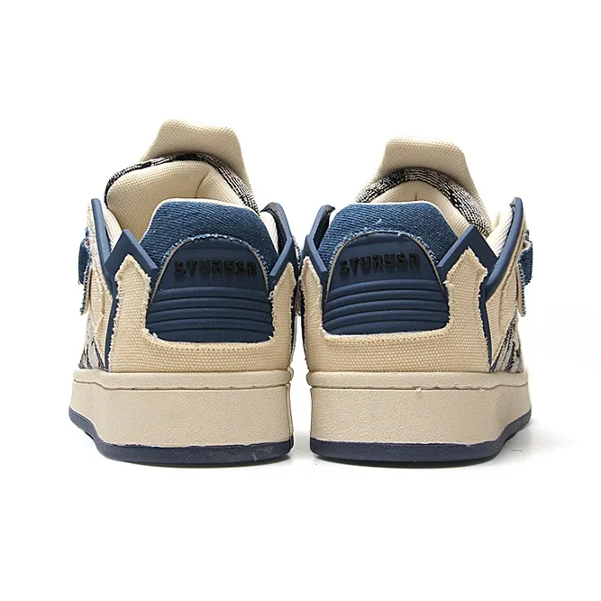 STUR YSN Wear resistant And Lightweight Low Top Skateboard Shoes Unisex Denim Blue-4