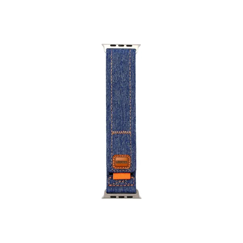 IWabcertoo Apple Compatibility Watch Band Denim Material-0