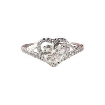 Stone On The Line S925 Silver Rings Women's