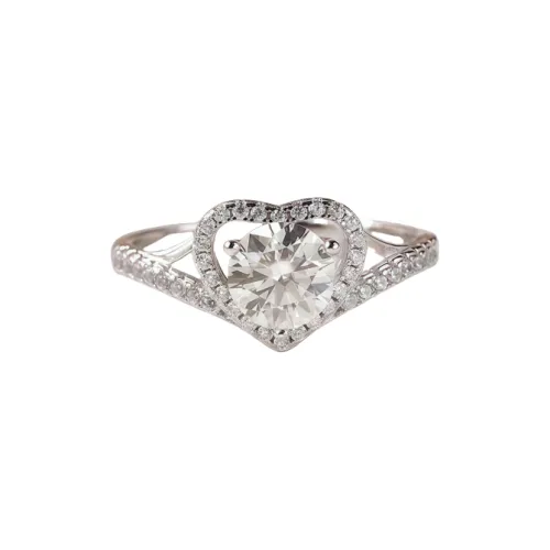 Stone On The Line S925 Silver Rings Women's