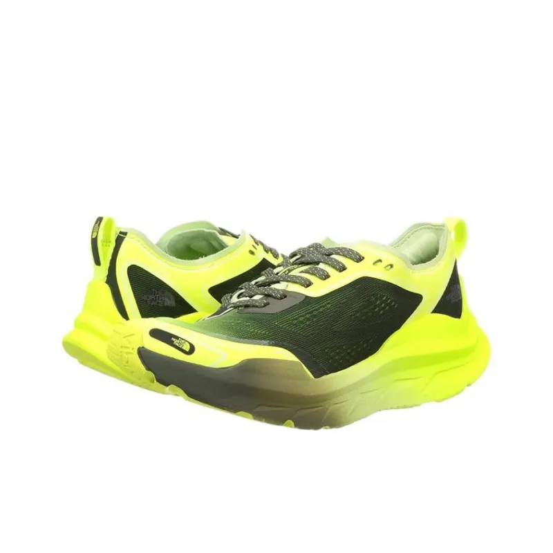 THE NORTH FACE ULTRA Cushioning Anti Slip And Wear Resistant Low Top Running Shoes Unisex Black Yellow-3