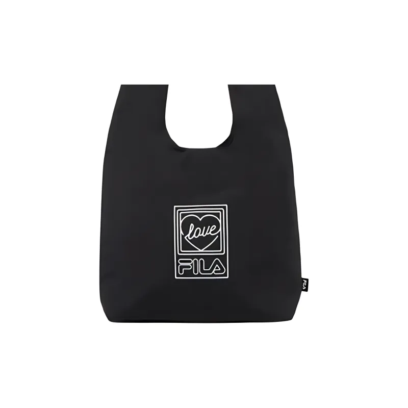 FILA Nylon Handbag, Shoulder Bag Regular Unisex Black-2