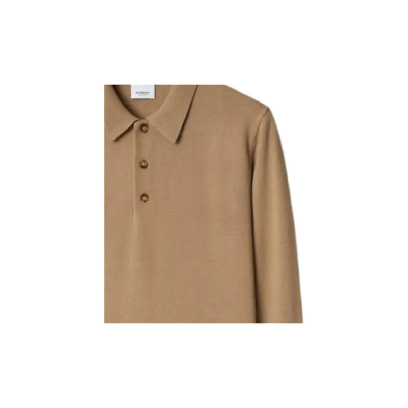 Burberry Polo Shirt Men's Camel-2