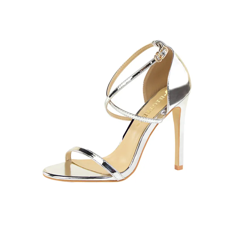 QITUMAUL One Strap Sandals Women's-2
