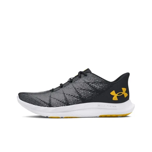 Under Armour Cushioned Abrasion Resistant Slip Resistant Low Top Casual Running Shoes Men's Black