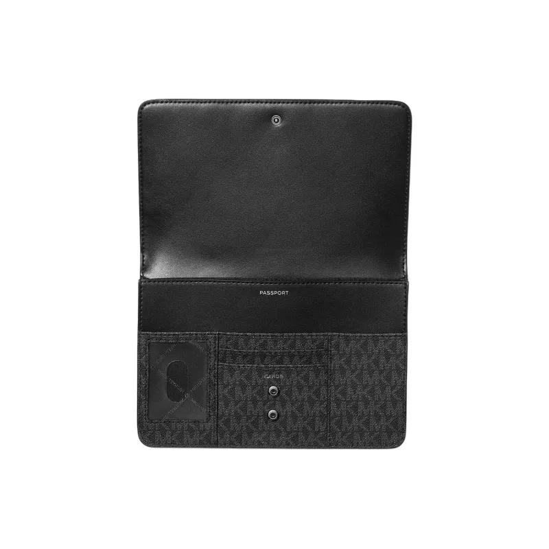 MICHAEL KORS Cooper Large Embellished Signature Logo Travel Wallet-2
