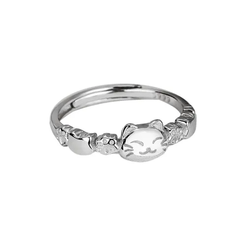 QIANCHANG S999 Fine Silver Rings Women's