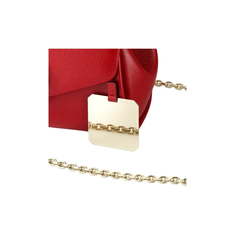 CARTIER Panthère De Cartier Cow Leather Shoulder Bag Mini Women's Red-4