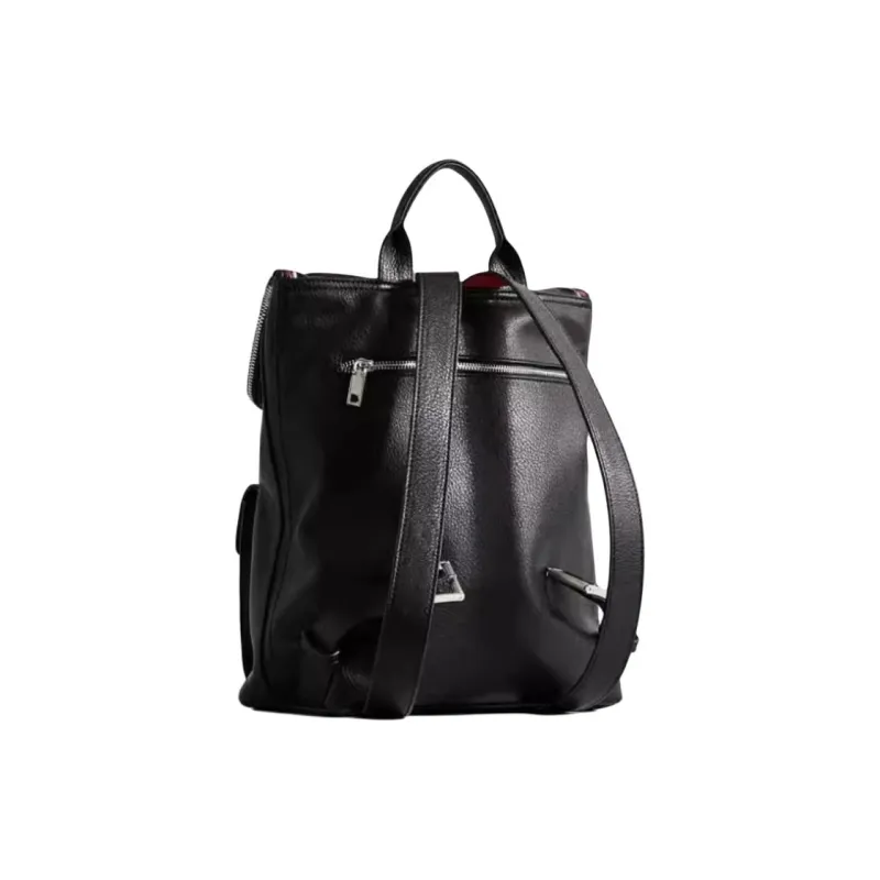 Desigual Disney Collaboration Polyurethane Backpack Medium Size Women's Black-2