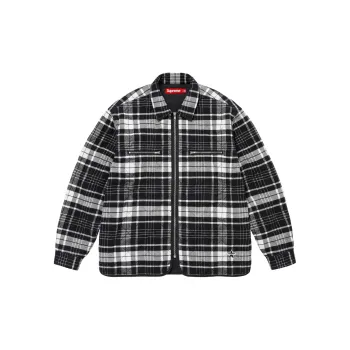 Supreme Plaid Zip Up - POIZON