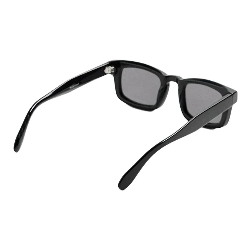 ZARA Acetate Square Sunglasses Men's Black-2