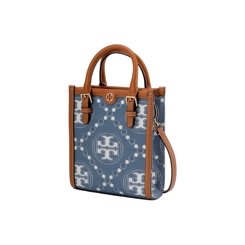 TORY BURCH T Monogram Handbags Blue & Multicolor-1