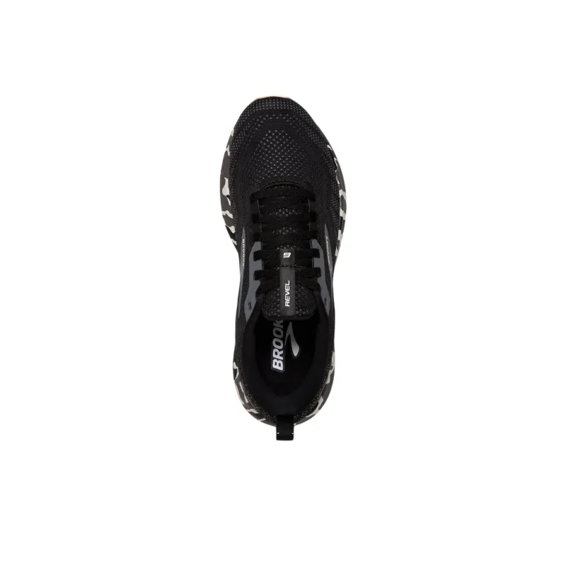 Brooks Revel 6 Anti-Slip Wear-Resistant Low-Top Casual Running Shoes Men's Black-3