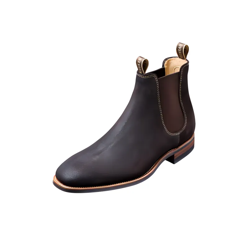 BARKER Mansfield Short Chelsea Boots Men's Dark Brown-2