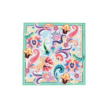 ETRO Contrast Border Turandot Foulard