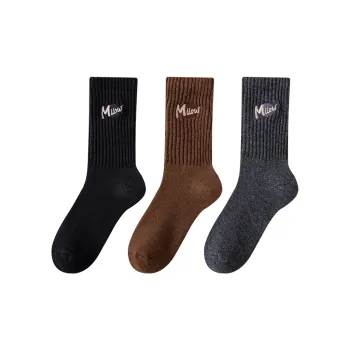 MIIOW Knee High Socks Men's 3 Pack