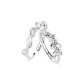 Floral Intertwined Love Couple Rings