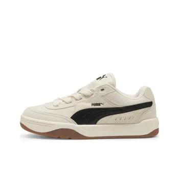PUMA Park Lifestyle Anti-Slip Wear-Resistant Low-Top Skateboard Shoes Men's White