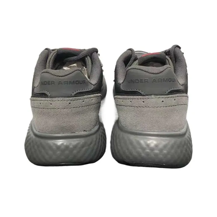 Under Armour Charged Decoy Cushioned Wear Resistant Slip Resistant Low Top Sprint Running Shoes Men's Black Gray Color-3