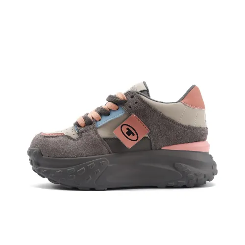 TOM TAILOR Cool Gray Pink Platform Trendy Run Low Top Chunky Sneakers Women's