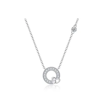 CHIEMOT S925 Silver Collarbone Chain Women's