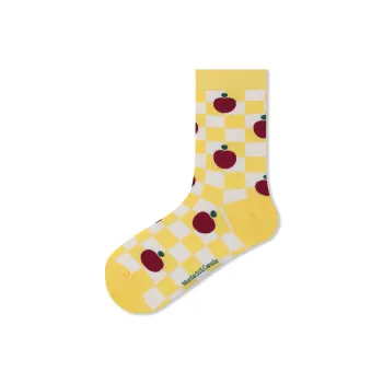 Montecto&Capsule Mid Calf Socks Unisex Lemon
