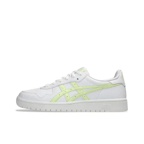 Asics JAPAN S Durable Breathable Low Top Skateboard Shoes Women's White Yellow