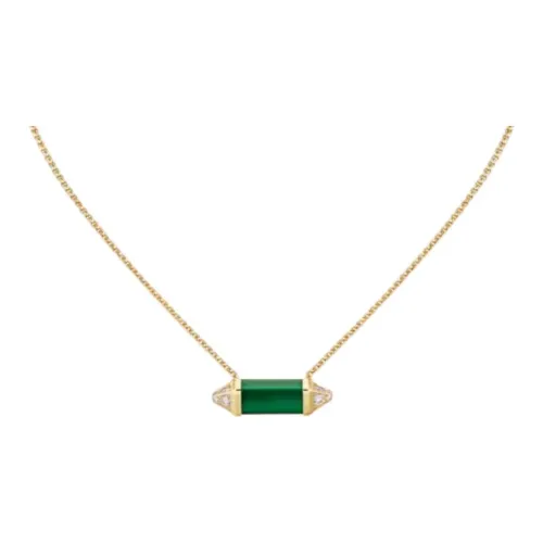 CARTIER Diamond Necklaces Unisex Gold