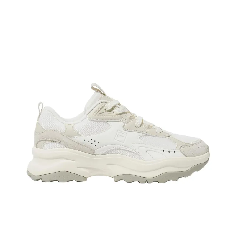 FILA Wood Block Anti Slip Wear Resistant Low Top Casual Shoes Unisex Beige-1