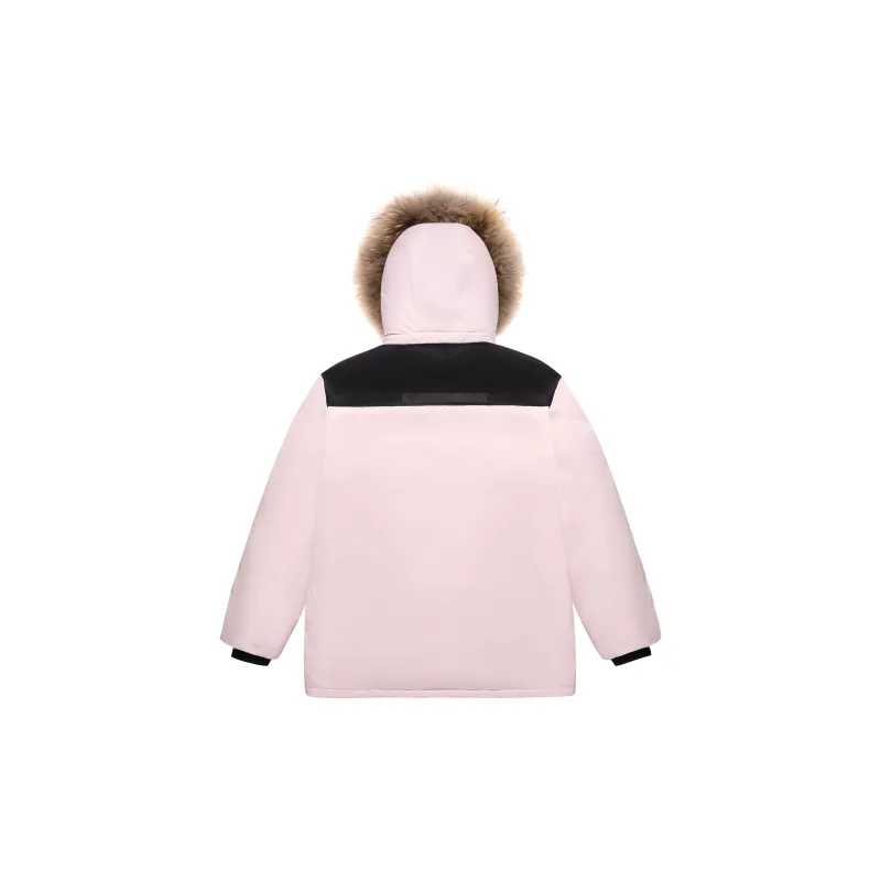 CAMEL Warm Fleece Series Down Jacket Unisex-7