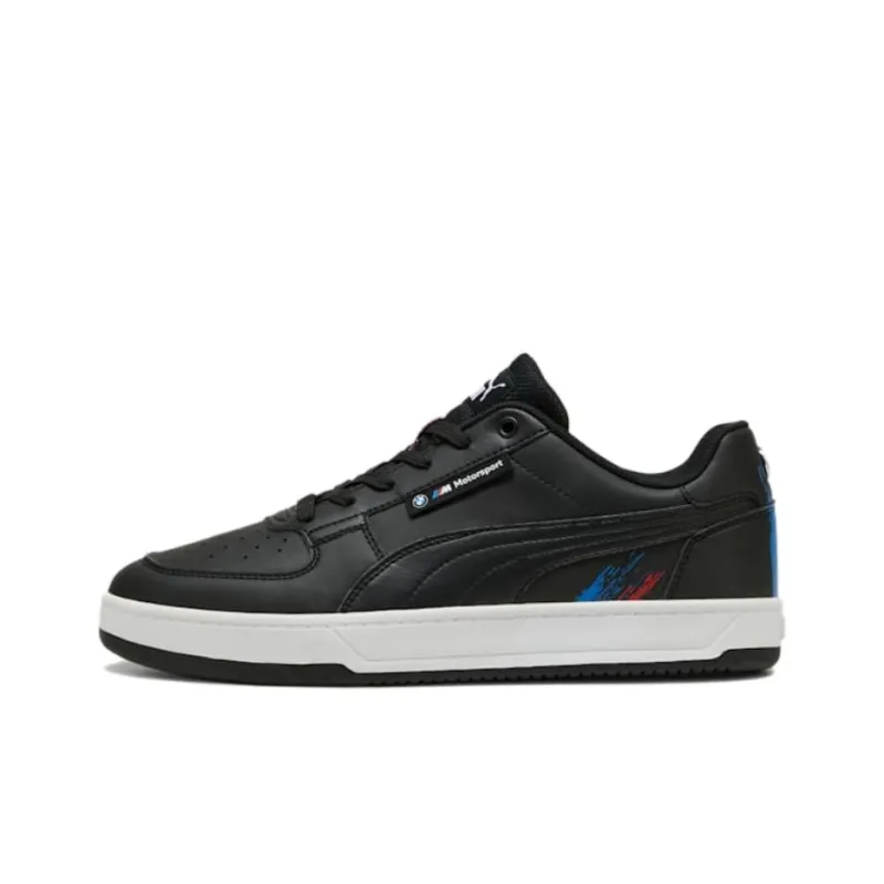 PUMA BMW M Motorsport Anti Slip Wear Resistant Low Top Skateboard Shoes Men's Black-0