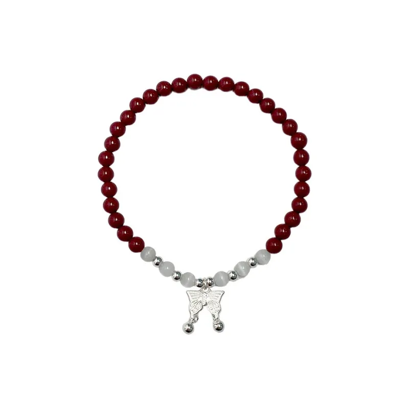 Heart Grass S925 Silver Bracelets Women's-0
