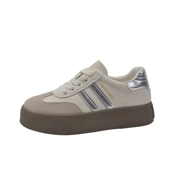 Nrillo Anti Slip And Wear Resistant Balance Coverage Low Top Skateboard Shoes Women's