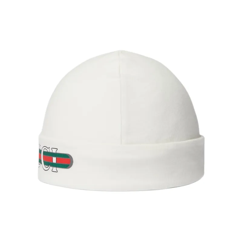 GUCCI Logo print Beanie-1