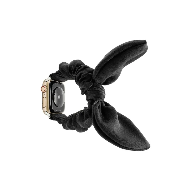 CHRROTA Watch Band Apple Compatibility Bowknot 3D Effect Ear Material-0