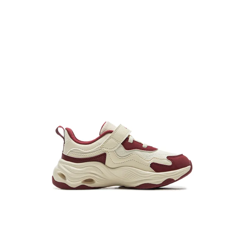 LINING YOUNG Sports Life Collection Kids Lifestyle Shoes Rock White Gray/Saffron Color Kids'-1